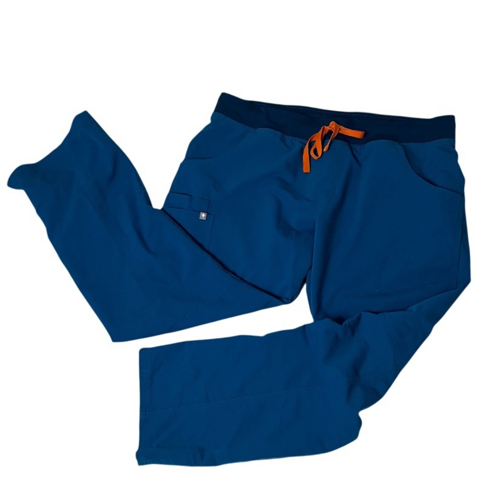 FIGS Scrub PantsT21004 The Kade Cargo Pant Alps Blue Womens Size XL